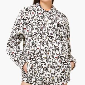 ADIDAS x Fiorucci Print Streetwear Jacket